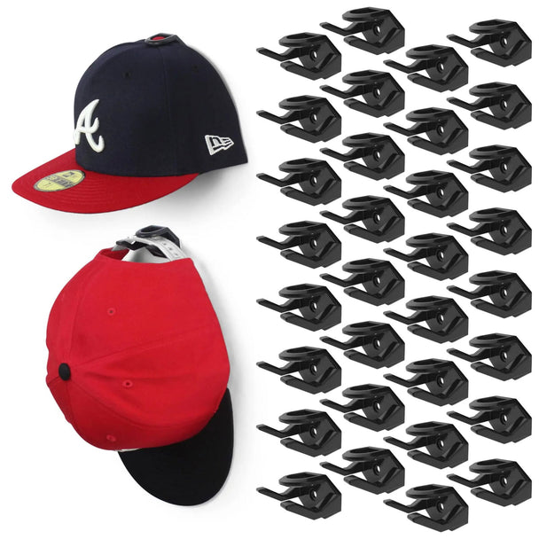 16pcs Baseball Caps Hangers Rack Hanging Organizer for Door Wall - I Royal - I Royal