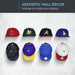 16pcs Baseball Caps Hangers Rack Hanging Organizer for Door Wall - I Royal - I Royal