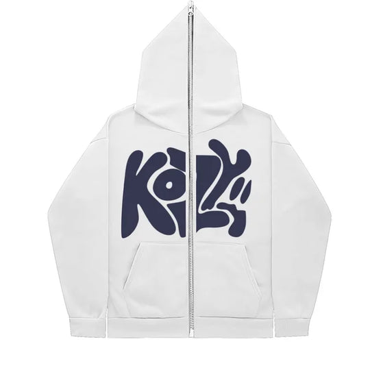 2024-New-Product-KOZY-Letter-Printed-Zipper-Hoodie-Pattern-Casual-Coat