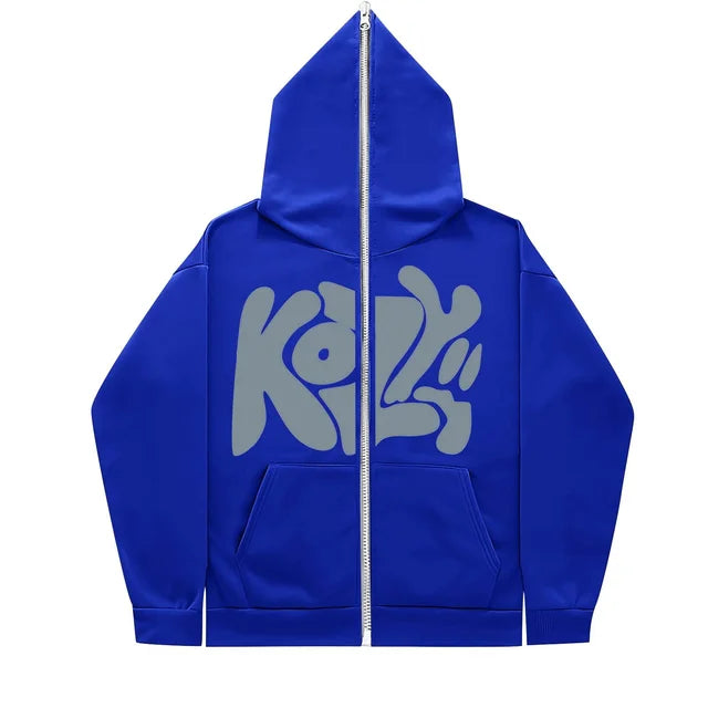 2024-New-Product-KOZY-Letter-Printed-Zipper-Hoodie-Pattern-Casual-Coat
