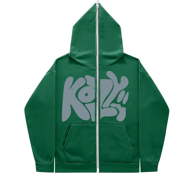2024-New-Product-KOZY-Letter-Printed-Zipper-Hoodie-Pattern-Casual-Coat
