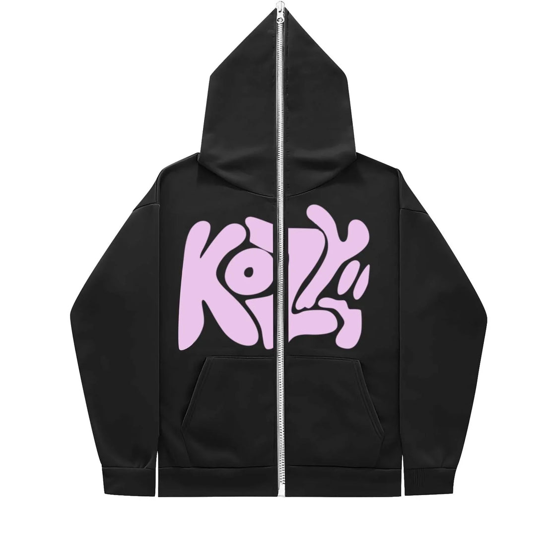2024-New-Product-KOZY-Letter-Printed-Zipper-Hoodie-Pattern-Casual-Coat