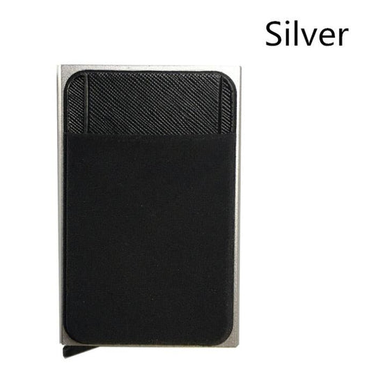 I Royal Men Credit Card Wallet Aluminum Cash ID Card Holder  Case Blocking Slim Metal Wallet eprolo 
