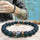 I Royal Natural Moonstone Bead Tibetan Buddha Bracelet Chakra Lava Stone Diffuser Bracelets eprolo 