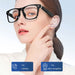 2 In 1 Headset Smart Glasses Blue Tooth Audio Call AI Voice Noise Reduction Music Eyewear Waterproof Speaker Mics Calls Eyeglass - I Royal - I Royal