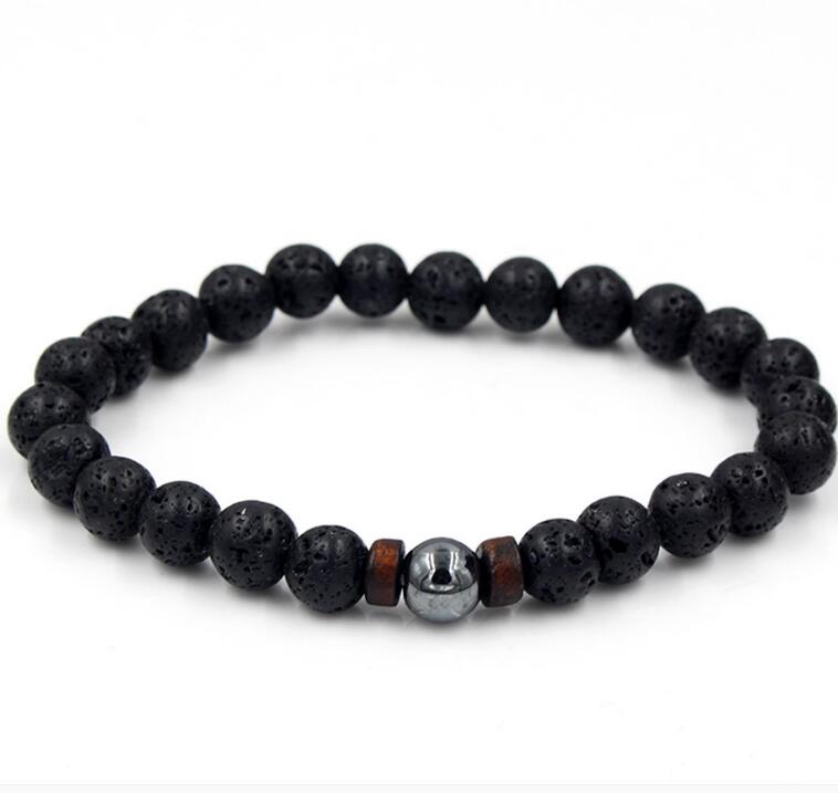 I Royal Natural Moonstone Bead Tibetan Buddha Bracelet Chakra Lava Stone Diffuser Bracelets eprolo 
