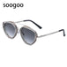 I Royal Vintage Steampunk Square Sunglasses Luxury Brand Designer Sun Glasses UV 400 eprolo 