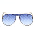 I Royal Oversized Pilot Sunglasses Women Luxury Brand Fashion Flat Top One Piece Men Eyewear Brown Mirror eprolo 