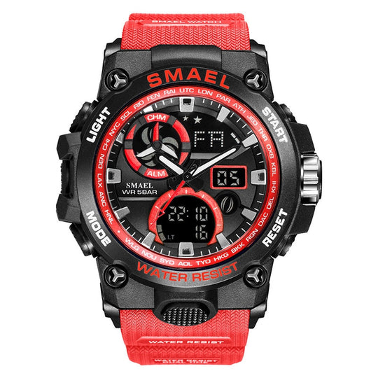 I Royal SMAEL Sport Watch Men Dual Time Waterproof 50M Military Watches Chrono Alarm Wristwatch Vintage Classic Digital Watch 8011 eprolo 