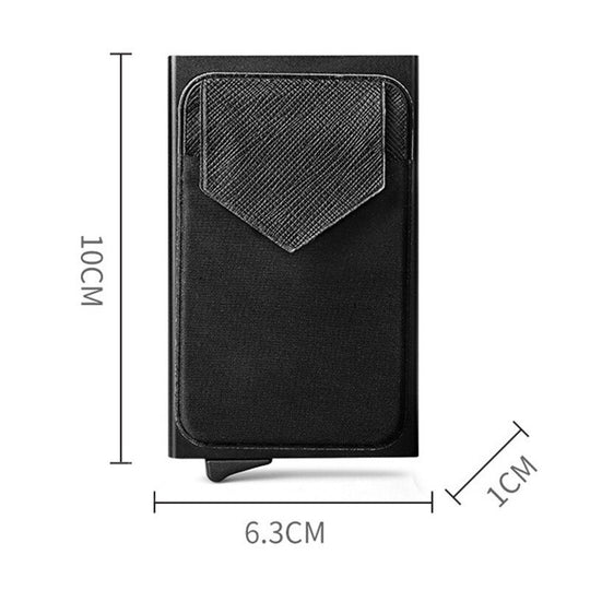 I Royal Men Credit Card Wallet Aluminum Cash ID Card Holder  Case Blocking Slim Metal Wallet eprolo 