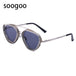I Royal Vintage Steampunk Square Sunglasses Luxury Brand Designer Sun Glasses UV 400 eprolo 