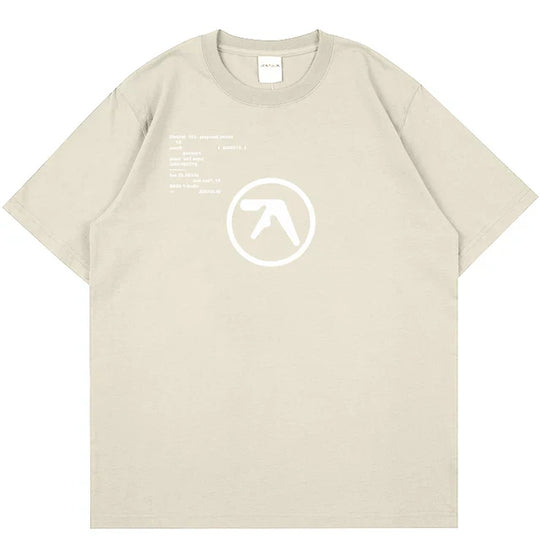 Aphex-Twin-Oversized-Men-s-T-Shirt-Hip-Hop-Letters-Print-Unisex-Short-Sleeve-T-Shirt