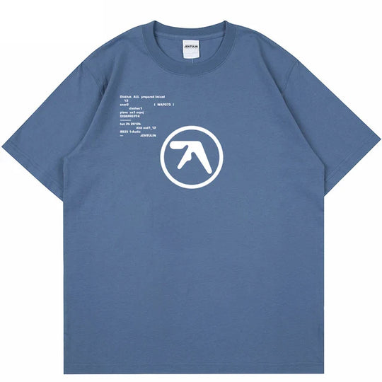 Aphex-Twin-Oversized-Men-s-T-Shirt-Hip-Hop-Letters-Print-Unisex-Short-Sleeve-T-Shirt