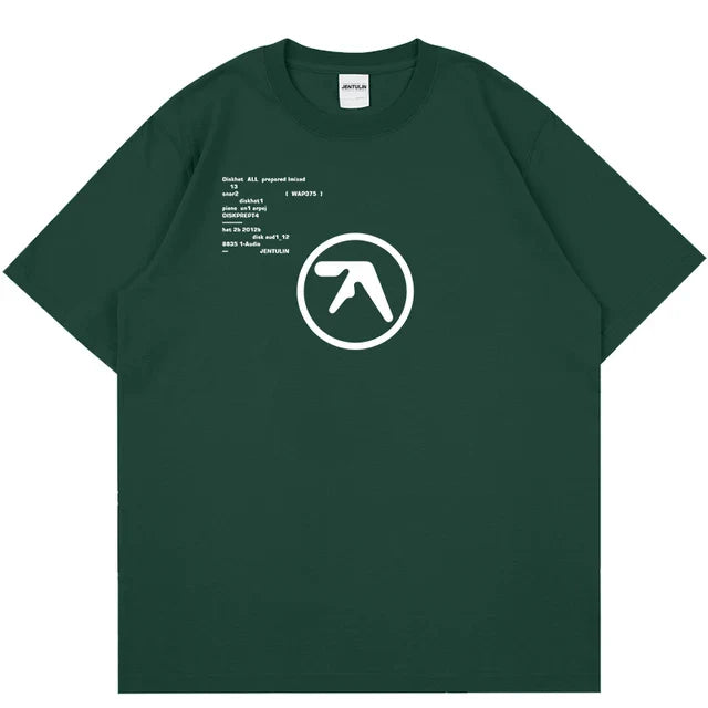 Aphex-Twin-Oversized-Men-s-T-Shirt-Hip-Hop-Letters-Print-Unisex-Short-Sleeve-T-Shirt