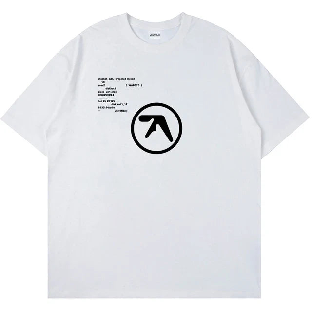 Aphex-Twin-Oversized-Men-s-T-Shirt-Hip-Hop-Letters-Print-Unisex-Short-Sleeve-T-Shirt