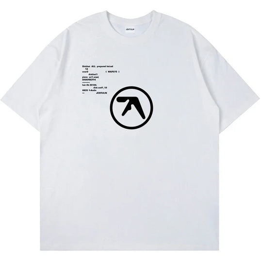 Aphex-Twin-Oversized-Men-s-T-Shirt-Hip-Hop-Letters-Print-Unisex-Short-Sleeve-T-Shirt