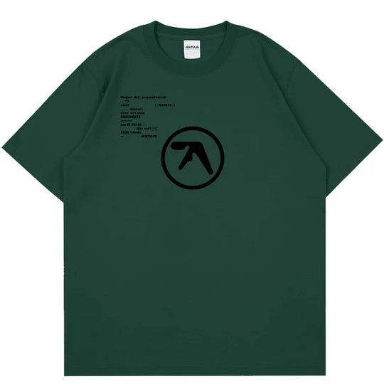 Aphex-Twin-Oversized-Men-s-T-Shirt-Hip-Hop-Letters-Print-Unisex-Short-Sleeve-T-Shirt