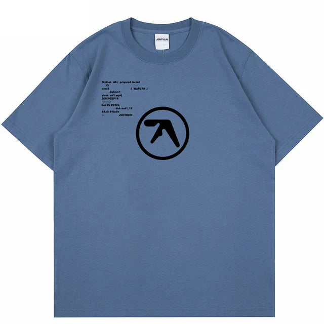 Aphex-Twin-Oversized-Men-s-T-Shirt-Hip-Hop-Letters-Print-Unisex-Short-Sleeve-T-Shirt