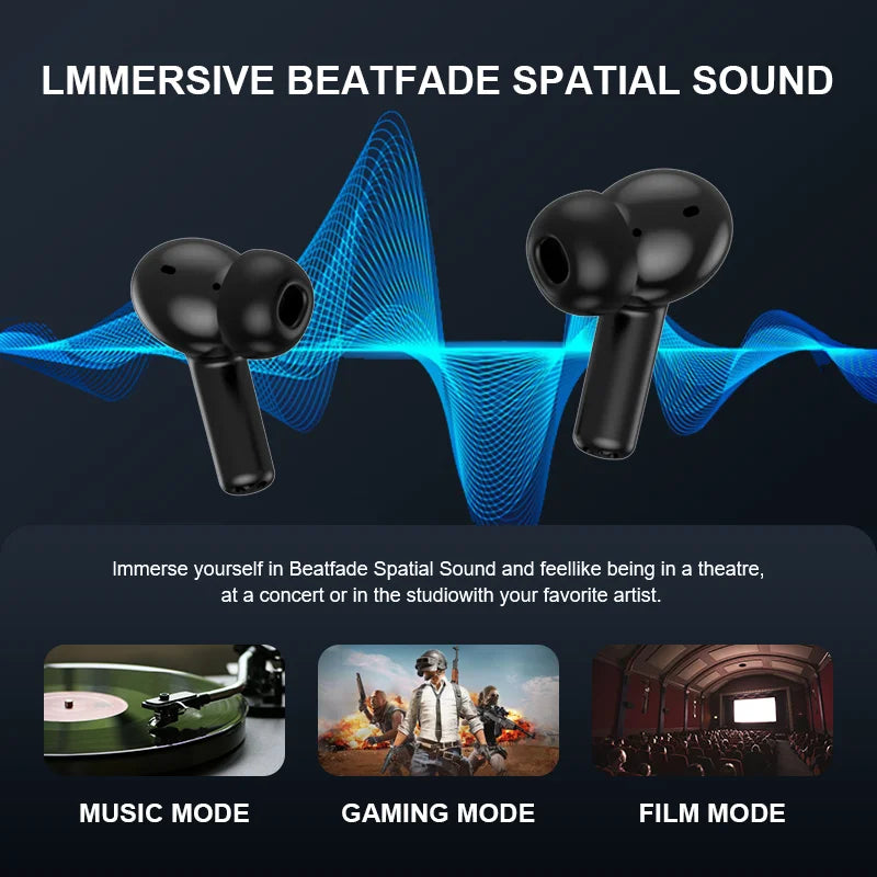 I Royal S20 PRO Touch Screen ANC Wireless Earphones TWS Noise Cancelling Earbud Bluetooth 5.3 Support APP Long Battery life eprolo 