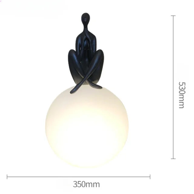 Creative-Cartoon-Female-Resin-Floor-Lamp-For-Home-Decoration-With-Humanoid-Glass-Ball-Art-Personality-Designer