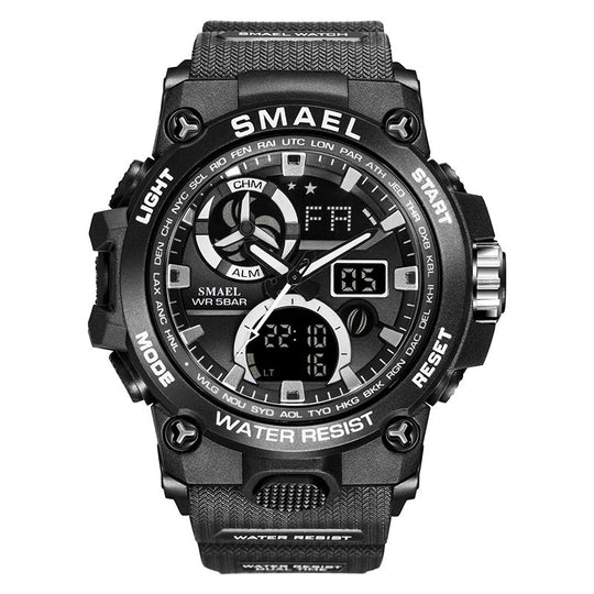 I Royal SMAEL Sport Watch Men Dual Time Waterproof 50M Military Watches Chrono Alarm Wristwatch Vintage Classic Digital Watch 8011 eprolo 