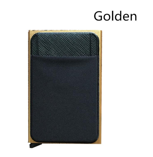 I Royal Men Credit Card Wallet Aluminum Cash ID Card Holder  Case Blocking Slim Metal Wallet eprolo 