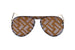 I Royal Oversized Pilot Sunglasses Women Luxury Brand Fashion Flat Top One Piece Men Eyewear Brown Mirror eprolo 