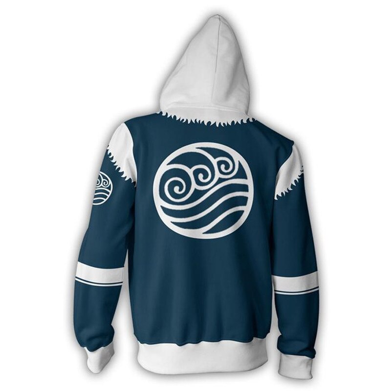 I Royal The Last Airbender Hoodie 3D Printed Zip Up Polyester eprolo 