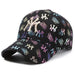 Fashion Unisex MY Embroidered Baseball Cap Adjustable Breathable Snapback Hats