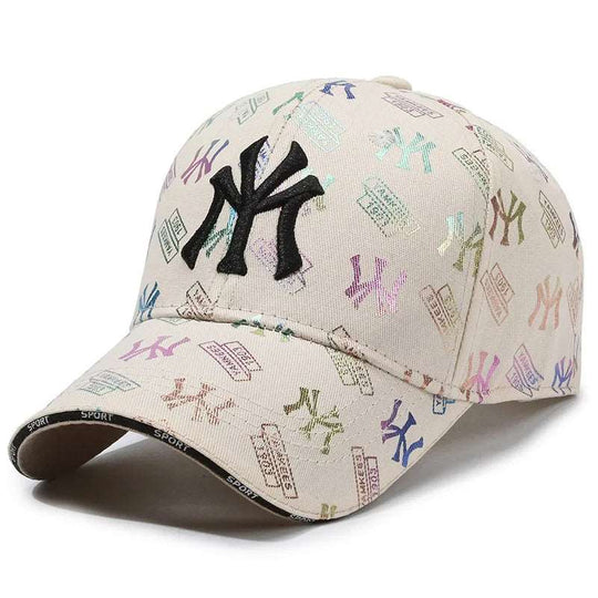 Fashion Unisex MY Embroidered Baseball Cap Adjustable Breathable Snapback Hats