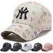 Fashion Unisex MY Embroidered Baseball Cap Adjustable Breathable Snapback Hats