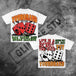 Cartoon demon graphic t shirts print oversized streetwear