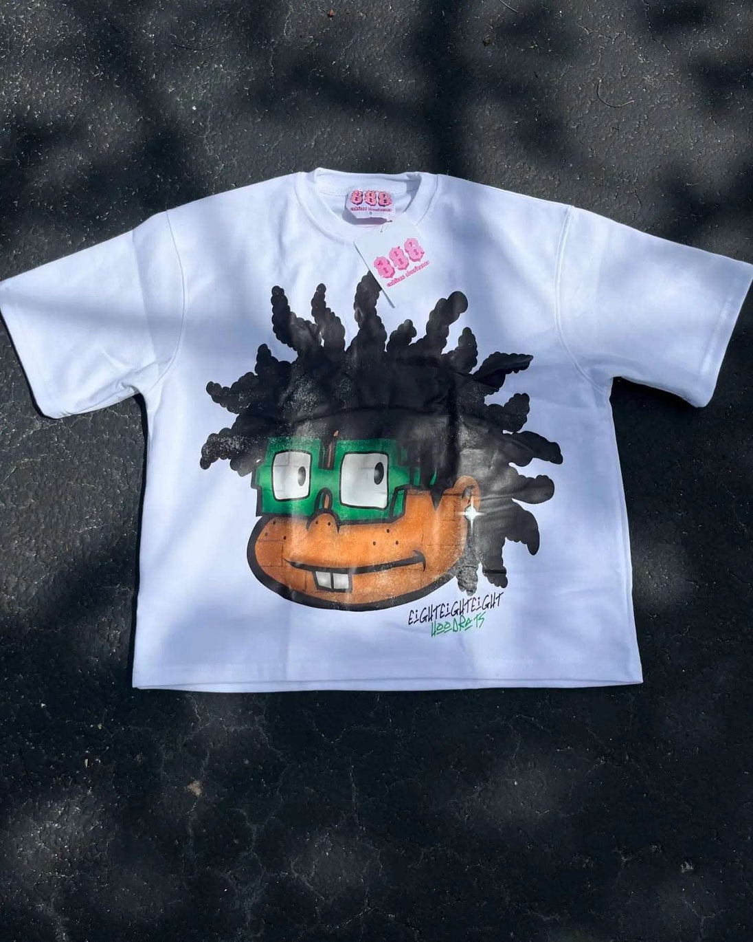 cartoon graphic oversized t shirt
