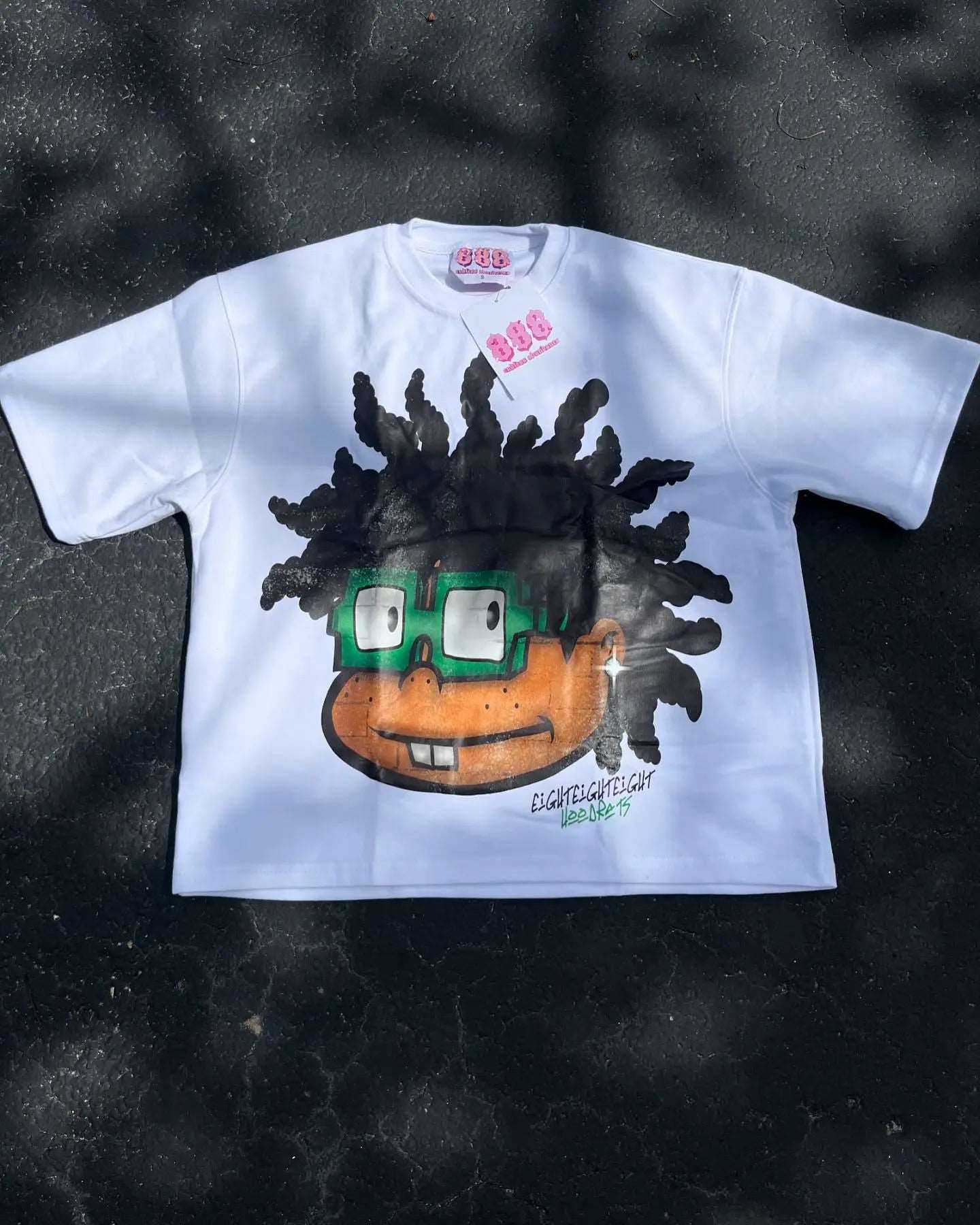 cartoon graphic oversized t shirt