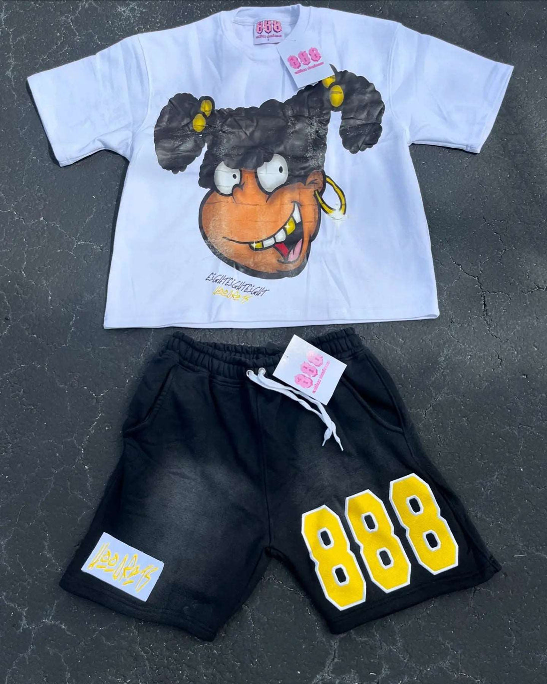 cartoon graphic oversized t shirt