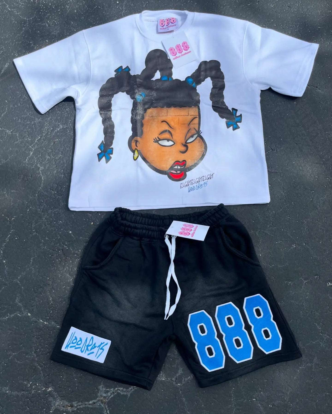 cartoon graphic oversized t shirt