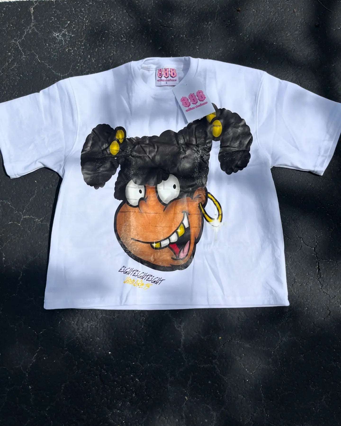 cartoon graphic oversized t shirt