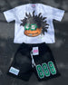 cartoon graphic oversized t shirt