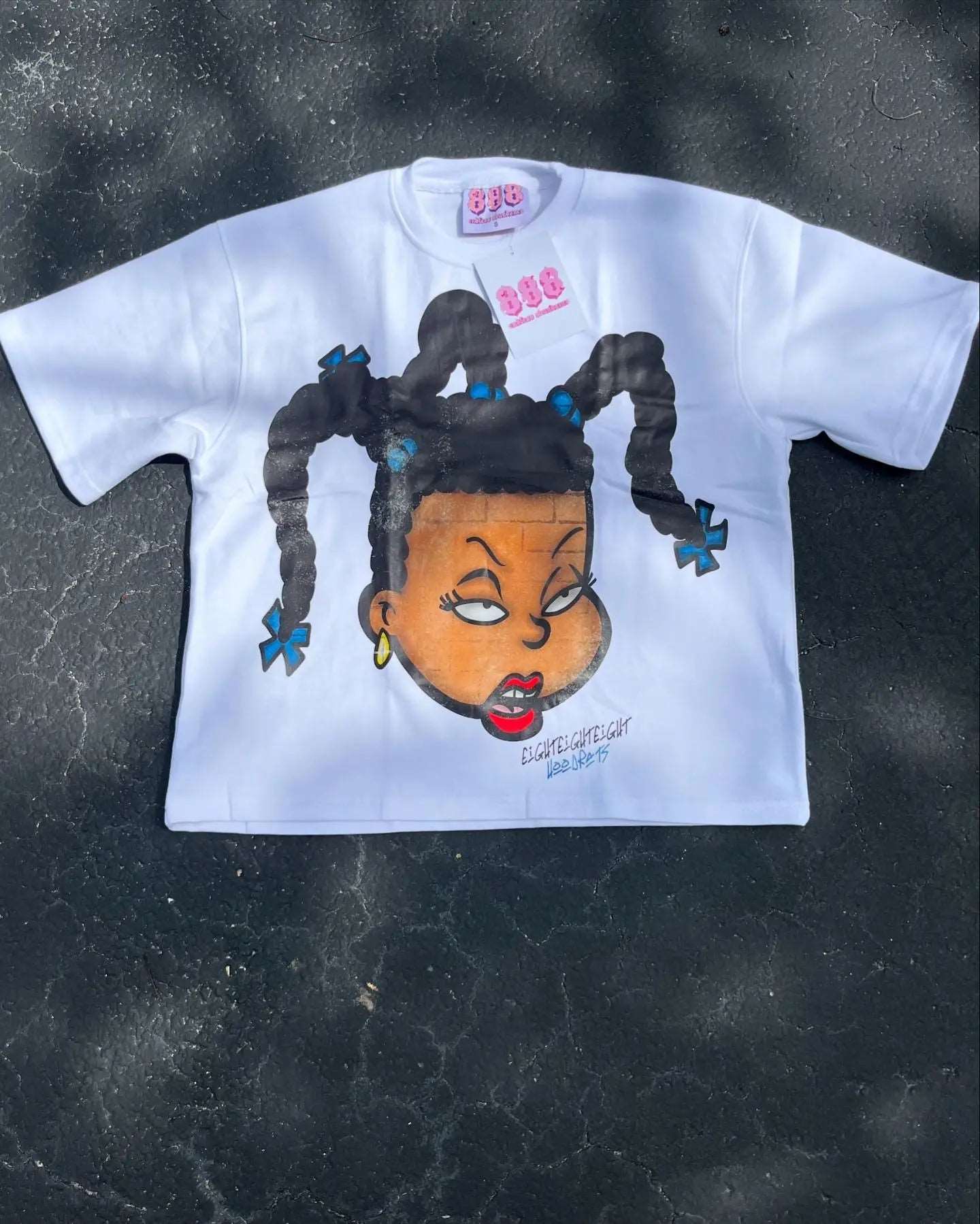 cartoon graphic oversized t shirt