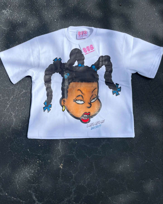 cartoon graphic oversized t shirt