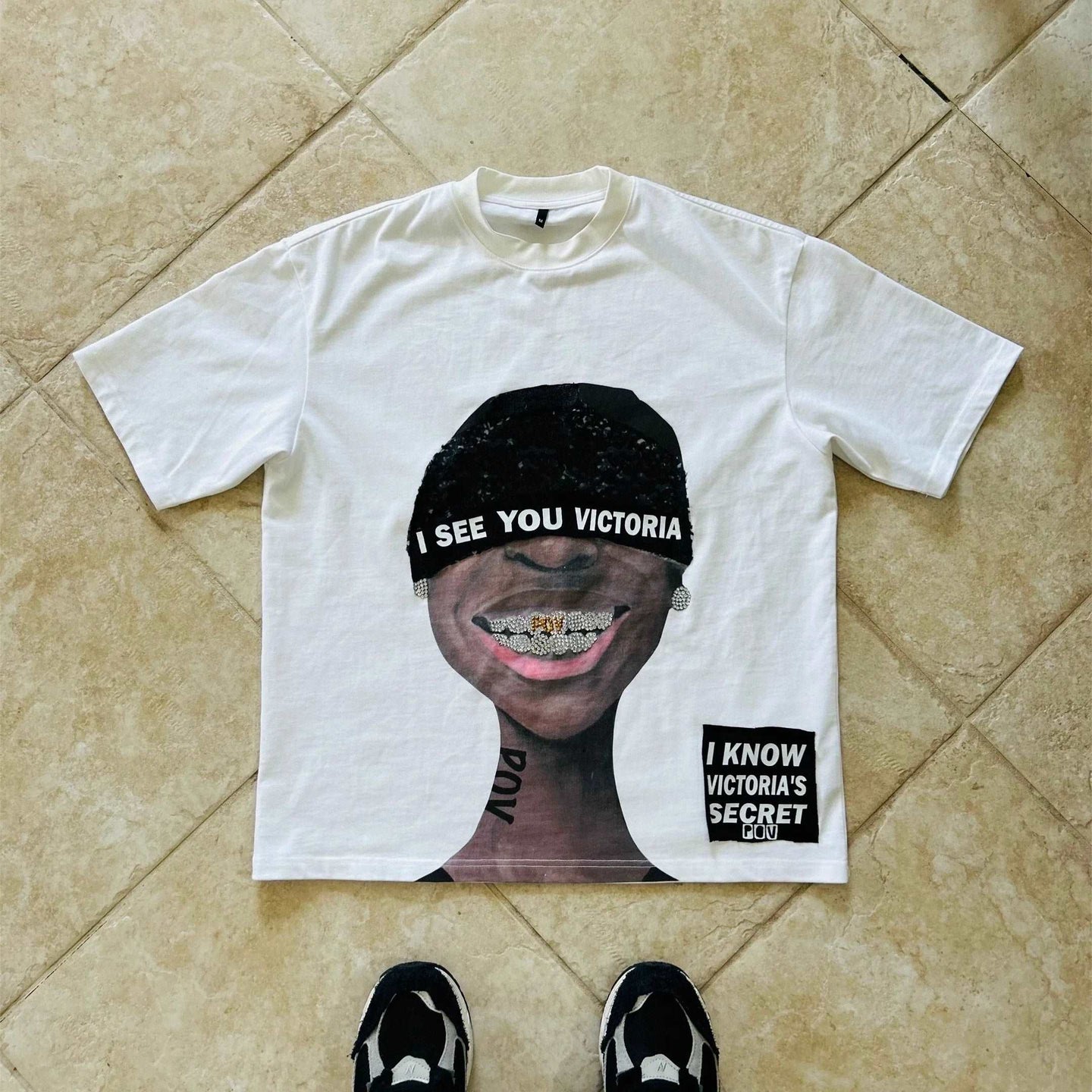 Hip Hop Cartoon Character Graphic T Shirts