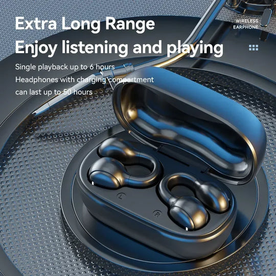 I Royal New High Quality Bone Conduction Wireless Headphones Bluetooth Gaming Headsets Noise Canceling Sport Earphones eprolo 