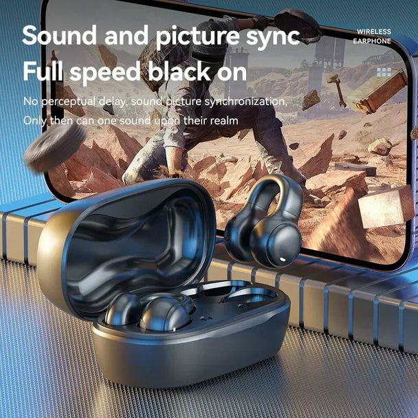 I Royal New High Quality Bone Conduction Wireless Headphones Bluetooth Gaming Headsets Noise Canceling Sport Earphones eprolo 