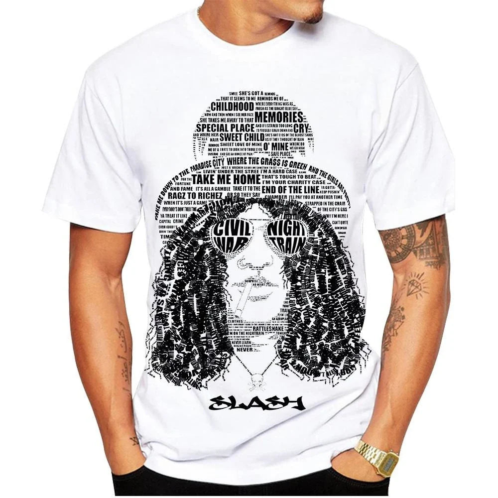 Slash-3D-Print-Cool-T-shirt-Men-s-Women-s-Casual-Short-Sleeve-T-shirt-Street