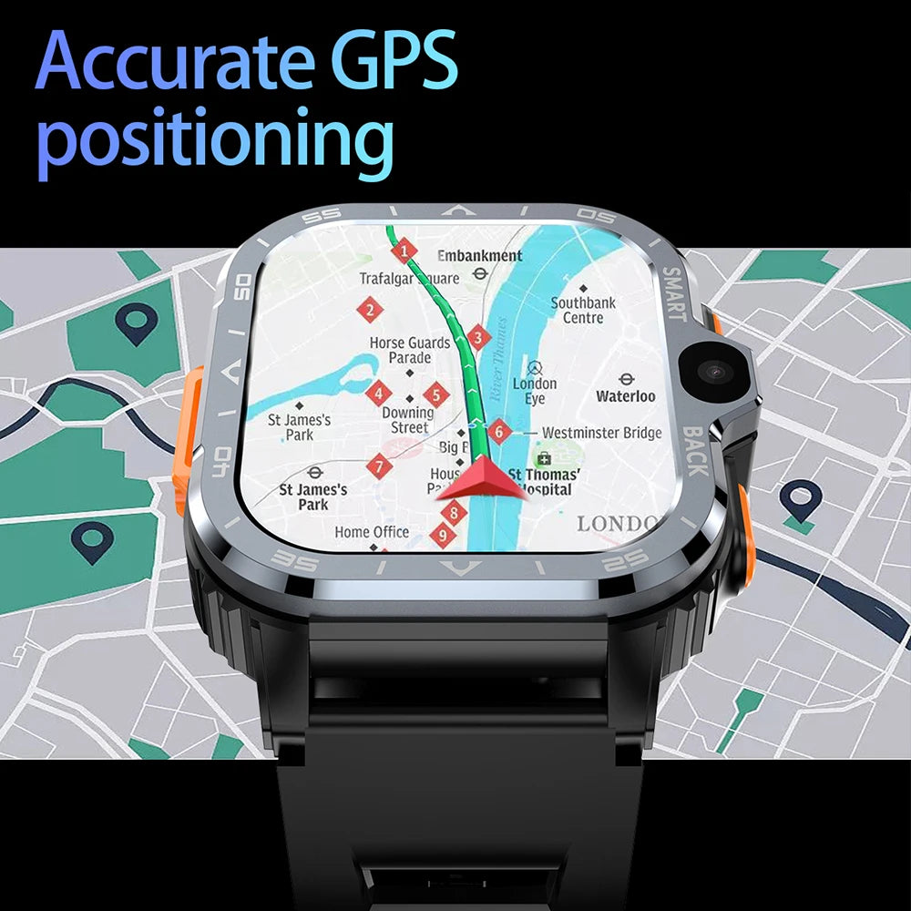 Android Smart Watch GPS 16G/64G ROM Storage HD Dual Camera NFC 2G 4G S