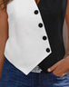 Women-Asymmetrical-Hem-Sleeveless-Shirt-Elegant-Top-With-Colorful-Buttons-V-neck-Daily-Fashion-Casual-Top_46045875-3835-40d4-bf8e-8d3ea74aa2c8