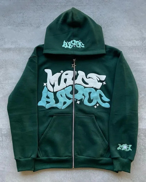 Y2K-Spring-Autumn-American-Retro-Star-And-Letter-Printed-Zipper-Hoodies-Women-And-Men-Section-Lazy