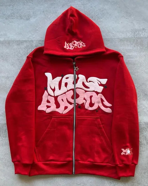 Y2K-Spring-Autumn-American-Retro-Star-And-Letter-Printed-Zipper-Hoodies-Women-And-Men-Section-Lazy