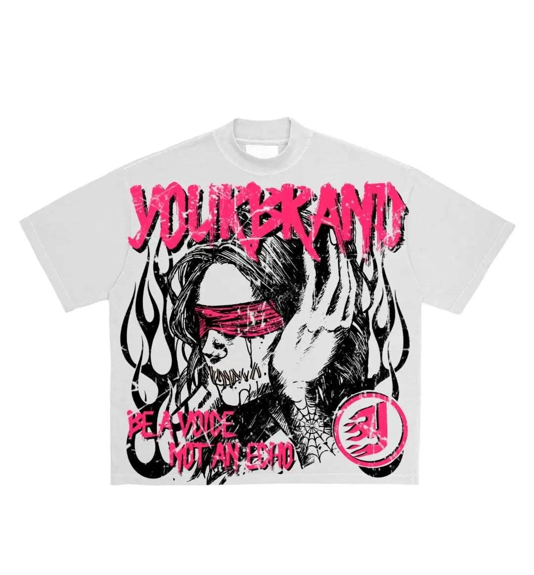 High Street Printing Loose Tee-shirt